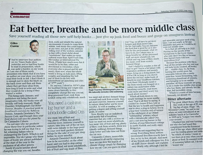 The Times Giles Coren article